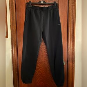 Aritzia TNA Sweatfleece Black Joggers with Pockets Size Small